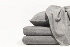 Looma Home Goods Flannel Sheet Set - Slate