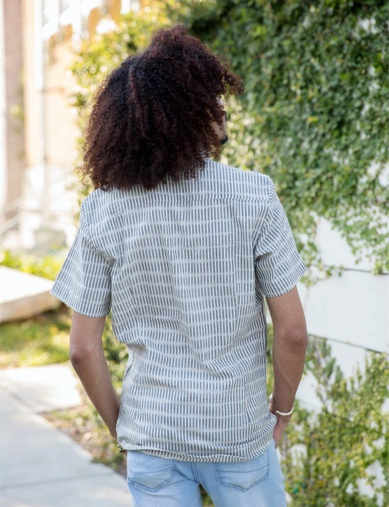 Passion Lilie Men's Antonio Ikat Button Down Shirt 4 Passion Lilie Men's Antonio Ikat Button Down Shirt