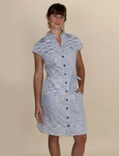 Passion Lilie Clear Skies Button-Up Dress Clothing