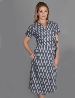Passion Lilie Clothing Graycie Ikat Wrap Dress
