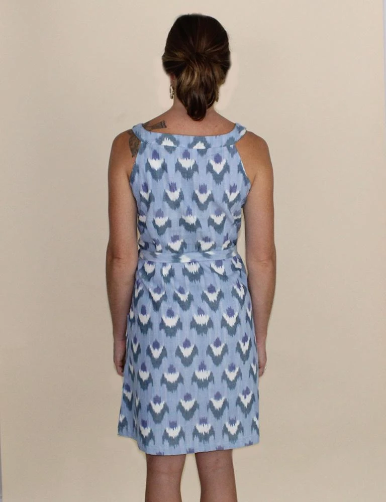 Passion Lilie Ikat Flowers Shift Dress Clothing 4 Passion Lilie Ikat Flowers Shift Dress Clothing