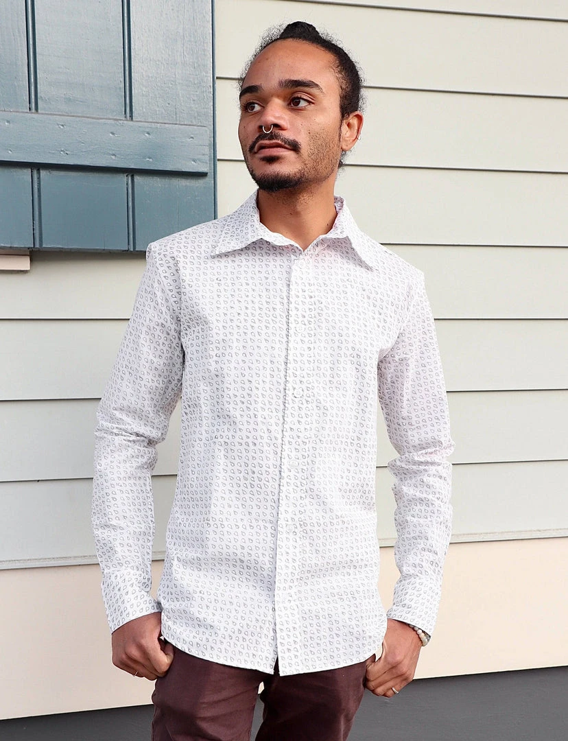 Passion Lilie Men's Indre Button Down Shirt 6 Passion Lilie Men's Indre Button Down Shirt