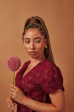 Passion Lilie Merlot Wrap Dress Best Sellers