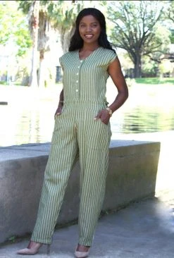 Passion Lilie Clothing Olive Jumpsuit
