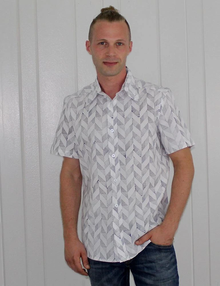 Passion Lilie Men's Sparrow Button Down Shirt 3 Passion Lilie Men's Sparrow Button Down Shirt