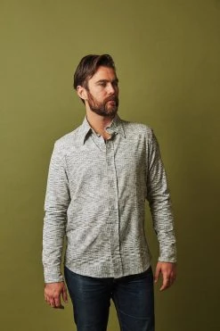 Passion Lilie Men's Timeless Button Down Shirt - Gray 13 Passion Lilie Men's Timeless Button Down Shirt - Gray