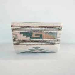 MZ Fair Trade Pastel Mitla Wool Clutch Bag