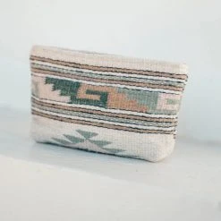 MZ Fair Trade Pastel Mitla Wool Clutch Bag