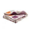 Pebble Purple Granny Square Blanket Fair Trade