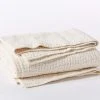 Coyuchi Home Goods Pebbled Handstitched Quilt - Undyed