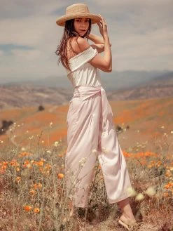 Valani Phalla Tencel Pants - Pale Lilac