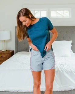 Leena & Lu New Arrivals Pima Poplin Short Lounge Set 23 Leena & Lu New Arrivals Pima Poplin Short Lounge Set