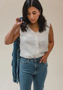 Poplinen Ada Linen Tank Best Sellers