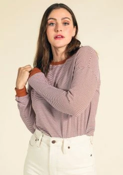 Poplinen Billie Bamboo Stripe Tee