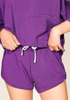 Poplinen Lourdes Tencel Lounging Shorts Clothing