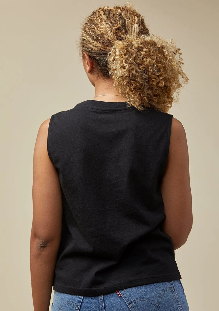 Poplinen Recy Muscle Tank - Black Best Sellers 5 Poplinen Recy Muscle Tank - Black Best Sellers