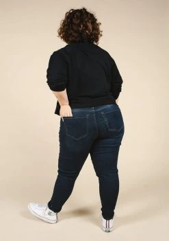 Poplinen Wilder Mock Neck Sweatshirt - Black