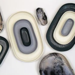 Lauren HB Studio Porcelain Oval Trays