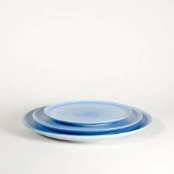 Middle Kingdom Porcelain Wash Ware Plate - Cornflower Kitchen + Dining