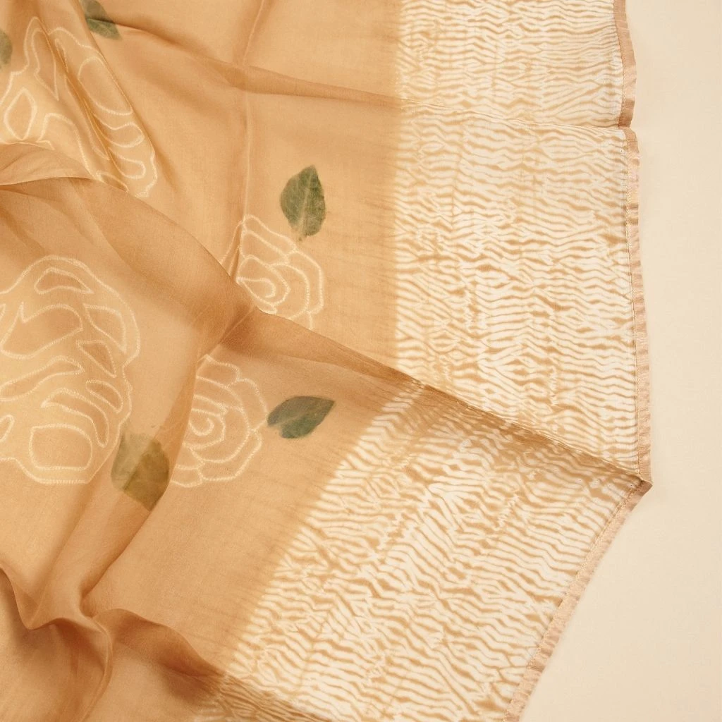 Studio Variously Primrose Cinnamon Silk Scarf 12 Studio Variously Primrose Cinnamon Silk Scarf