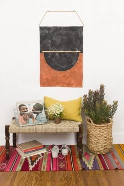 Conejo & Co Puente Wall Hanging - Black + Earth