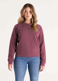 The Standard Stitch French Terry Raglan Sweatshirt Clothing