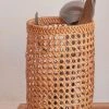 Village Thrive Rattan Utensil Holder 2 Village Thrive Rattan Utensil Holder