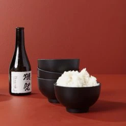 EKOBO Kitchen + Dining Recycled Bamboo Rice Bowl Set