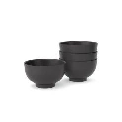 EKOBO Kitchen + Dining Recycled Bamboo Rice Bowl Set