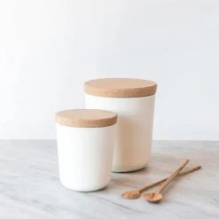 EKOBO Home Goods Recycled Bamboo Storage Jar Set