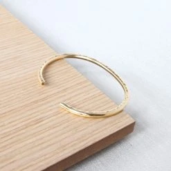 Sara Patino Jewelry Recycled Golden Orbit Cuff Bracelet