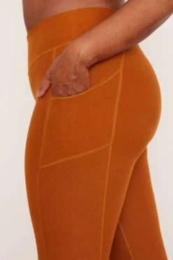 Wolven Recycled Legging With Pockets- Turmeric Best Sellers 21 Wolven Recycled Legging With Pockets- Turmeric Best Sellers