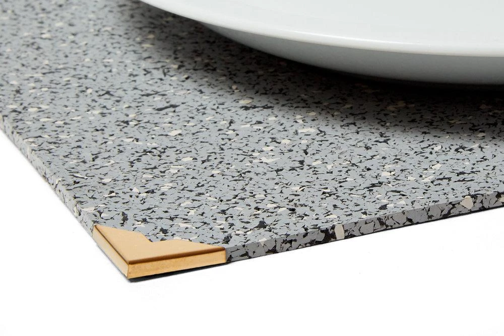 Slash Objects Kitchen + Dining Recycled Rubber Placemat Set 8 Slash Objects Kitchen + Dining Recycled Rubber Placemat Set