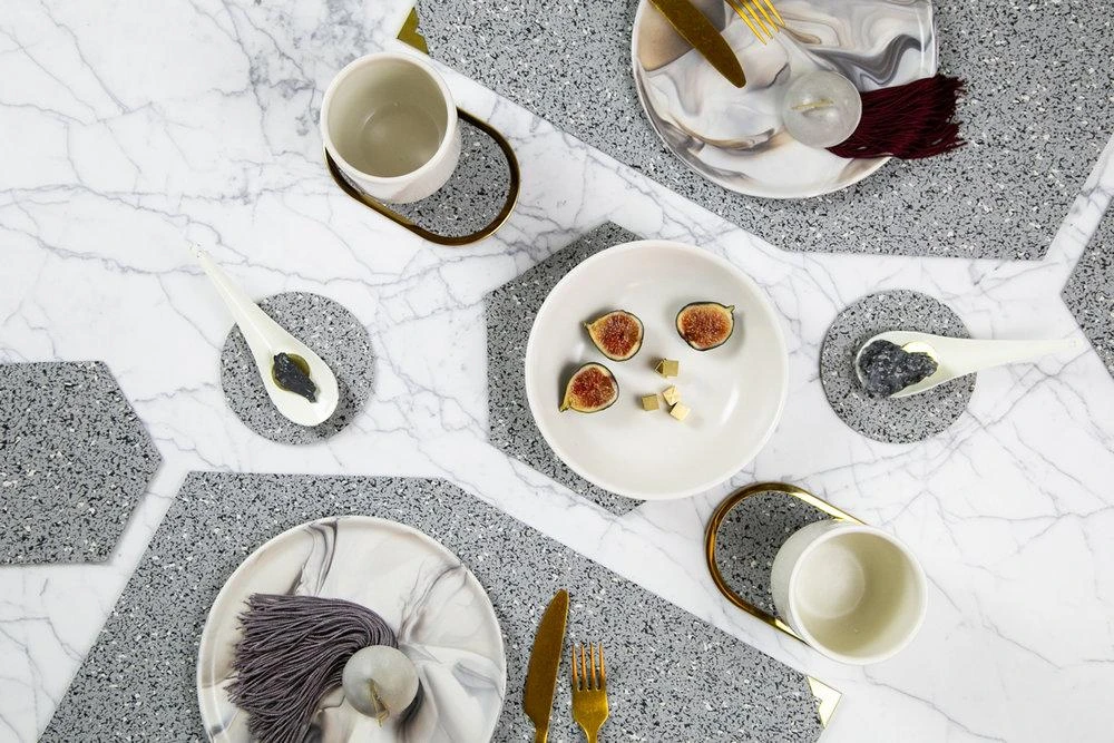 Slash Objects Kitchen + Dining Recycled Rubber Placemat Set 10 Slash Objects Kitchen + Dining Recycled Rubber Placemat Set