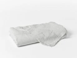 Coyuchi Home Goods Relaxed Linen Sheet Set - Fog