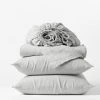 Coyuchi Home Goods Relaxed Linen Sheet Set - Fog