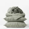 Coyuchi Home Goods Relaxed Linen Sheet Set - Laurel