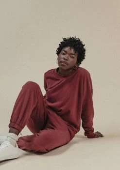 Poplinen René Jogger Set - Brick Clothing