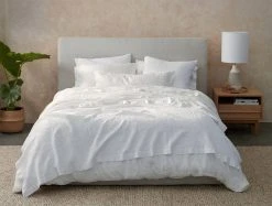Coyuchi Reyes Waffle Sham - Alpine White Home Goods