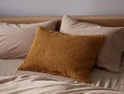 Coyuchi Reyes Waffle Sham - Hazel