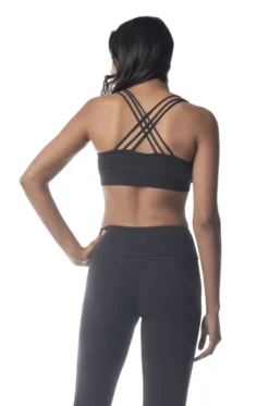 Synergy Organic Clothing Rhythm Yoga Bra - Black