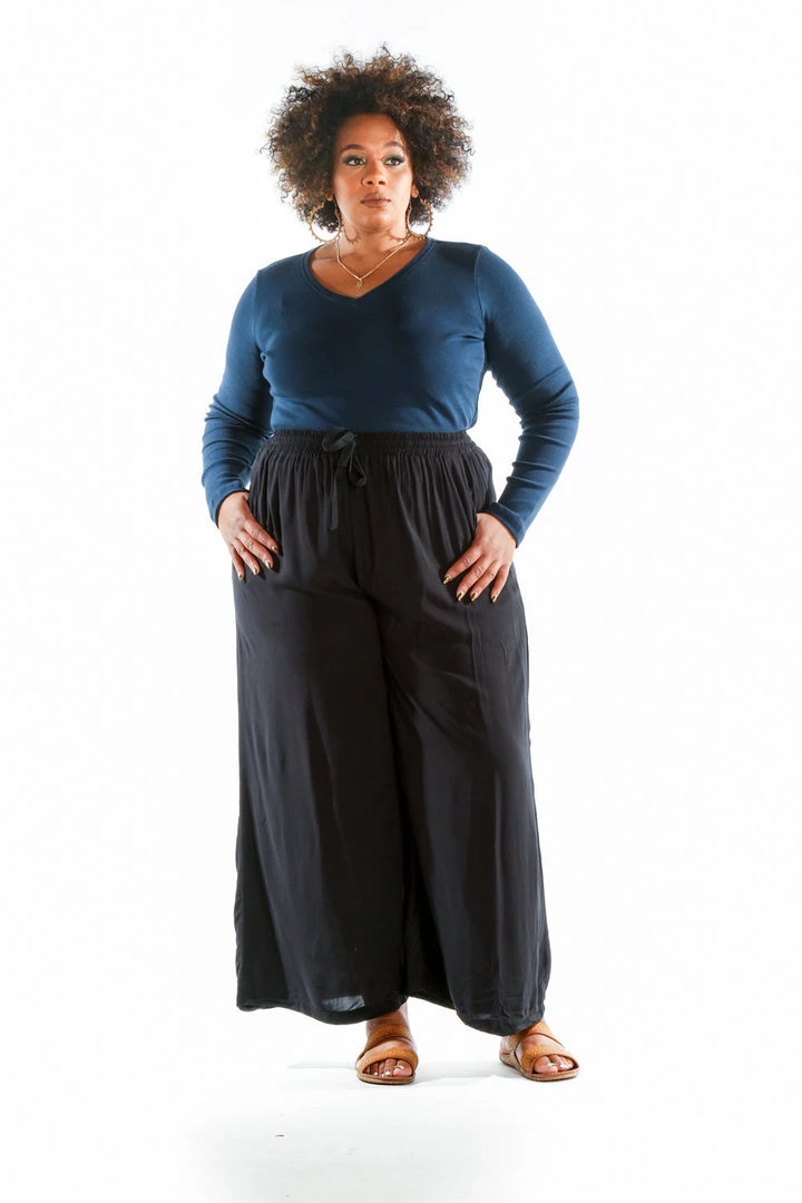 Tonlé Rib Upcycled V Neck Top 7 Tonlé Rib Upcycled V Neck Top