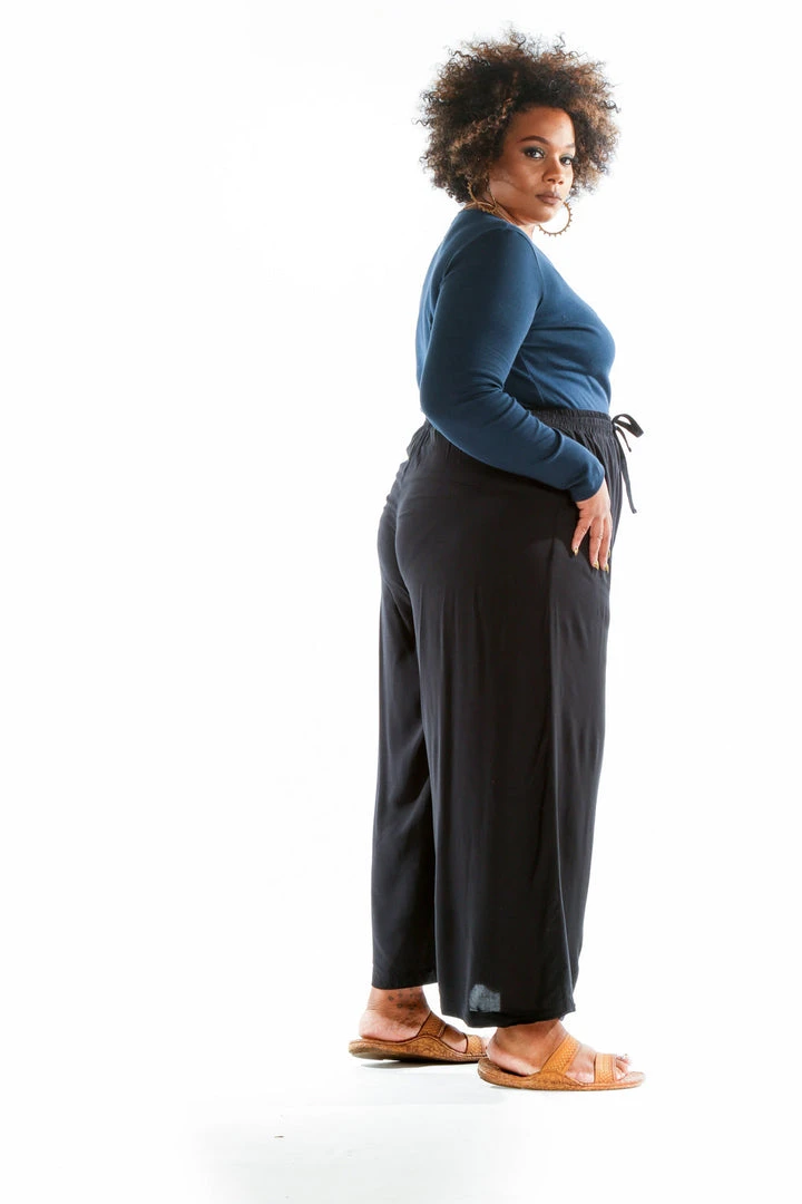 Tonlé Rib Upcycled V Neck Top 8 Tonlé Rib Upcycled V Neck Top