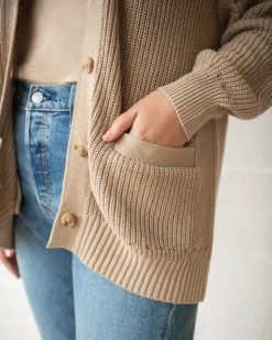 WVN Ribbed Oversized Cardigan
