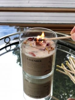 Ritual And Fancy Best Sellers Natural Flower Petal Glass Tumbler Candle - 12 Oz