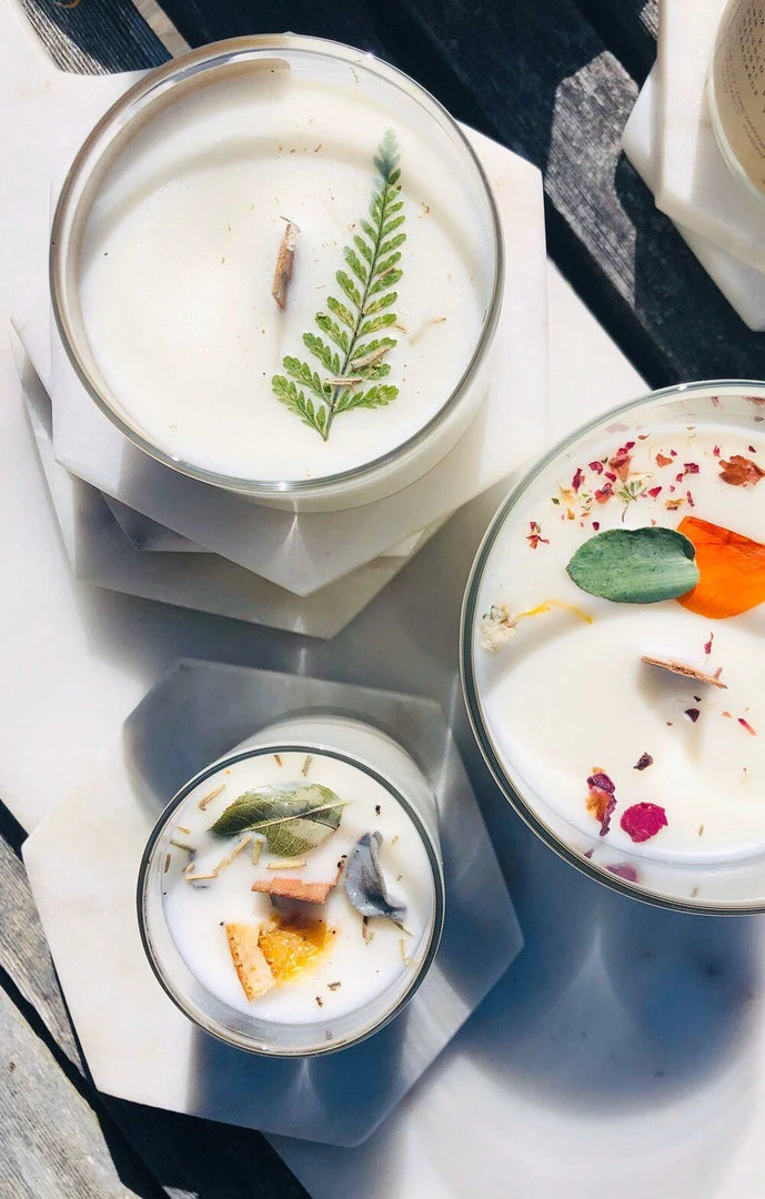 Ritual And Fancy Natural Flower Petal Glass Votive Candle - 5 Oz Best Sellers 5 Ritual And Fancy Natural Flower Petal Glass Votive Candle - 5 Oz Best Sellers