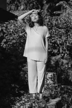 Altar Ronnie Tencel Lounge Top - Mint