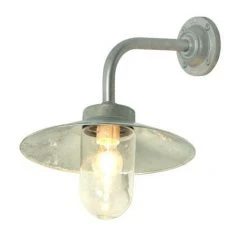 Ameico Round Exterior Bracket Light - Galvanized Lighting