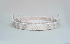 Amara New Arrivals Round Rattan Tray