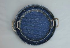 Amara New Arrivals Round Rattan Tray